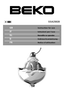 Bedienungsanleitung BEKO SSA 25020 Kühlschrank