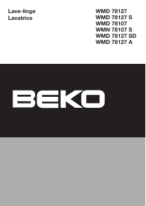 Manuale BEKO WMD 78127 Lavatrice