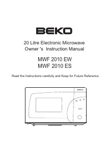 Manual BEKO MWF 2010 EW Micro-onda