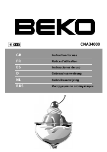 Handleiding BEKO CNA 34000 Koel-vries combinatie