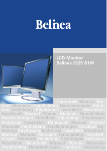 Mode d’emploi Belinea 2225 S1W Moniteur LCD