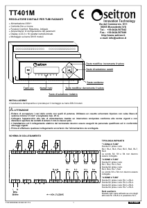 Manuale Seitron TT401M Termostato