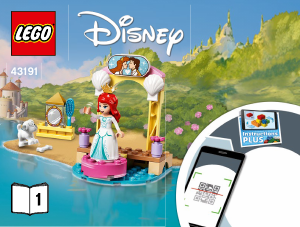 Manuale Lego set 43191 Disney Princess La barca della festa di Ariel