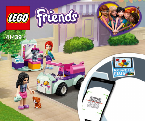 Vadovas Lego set 41439 Friends Kačių priežiūros automobilis