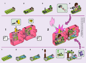 Instrukcja Lego set 41662 Friends Kostka Olivii z flamingiem