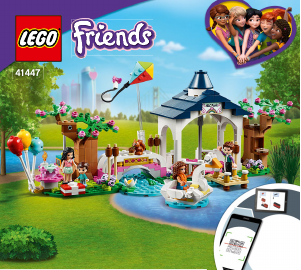 Rokasgrāmata Lego set 41447 Friends Hārtleikas pilsētas parks