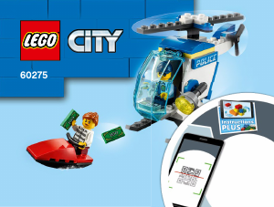 Vadovas Lego set 60275 City Policijos sraigtasparnis
