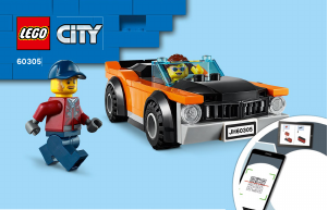 Manual Lego set 60305 City Transportador de Carros