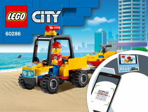 Manual de uso Lego set 60286 City Quad de Rescate Costero