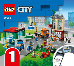 Vadovas Lego set 60292 City Miesto centras