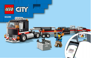 Használati útmutató Lego set 60289 City Műrepülő szállítóautó