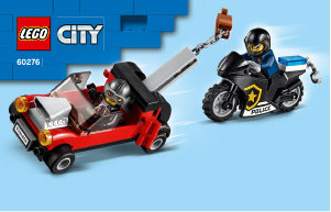 Manual de uso Lego set 60276 City Transporte de Prisioneros de Policía