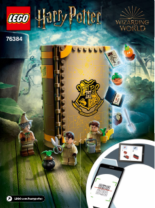 Vadovas Lego set 76384 Harry Potter Hogvartso paminklas: žolininkystės klasė