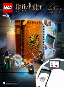 Manual Lego set 76382 Harry Potter Momento Hogwarts: Aula de Transfiguração