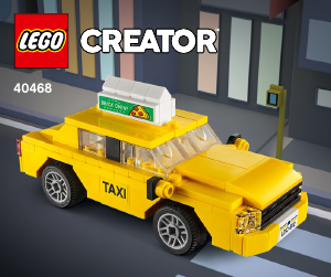 Bruksanvisning Lego set 40468 Creator Taxi Gul