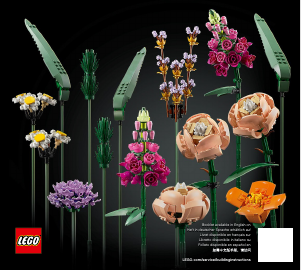 Manual Lego set 10280 Creator Flower bouquet