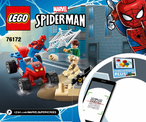 Instrukcja Lego set 76172 Super Heroes Pojedynek Spider-Mana z Sandmanem