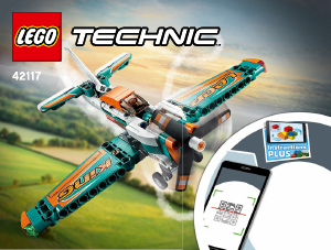 Manual Lego set 42117 Technic Racing plane