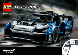 Manual Lego set 42123 Technic McLaren Senna GTR