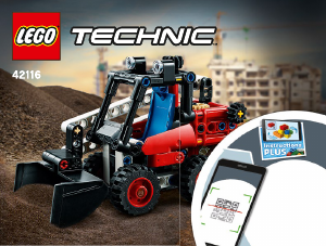 Manual de uso Lego set 42116 Technic Minicargadora