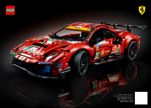 Käyttöohje Lego set 42125 Technic Ferrari 488 GTE