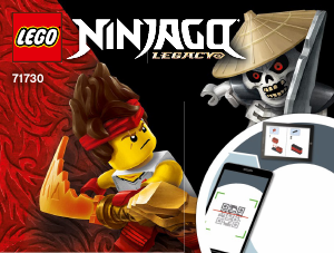 Brugsanvisning Lego set 71730 Ninjago Episk kampsæt - Kai mod Skulkin-kriger