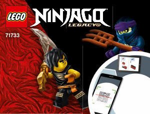 Manuale Lego set 71733 Ninjago Battaglia epica - Cole vs Guerriero fantasma