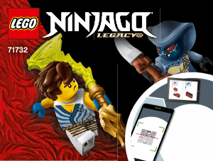 Manual Lego set 71732 Ninjago Set de Combate Épico - Jay vs Serpentine