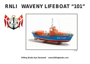 Mode d’emploi Billing Boats set BB101 Boatkits Royal navy life boat