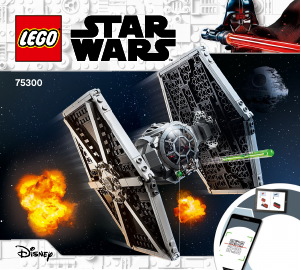 Manual de uso Lego set 75300 Star Wars Caza TIE Imperial