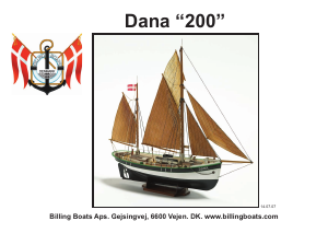 Bedienungsanleitung Billing Boats set BB200 Boatkits Dana