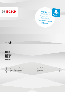 Instrukcja Bosch PKG611FP1R Płyta do zabudowy