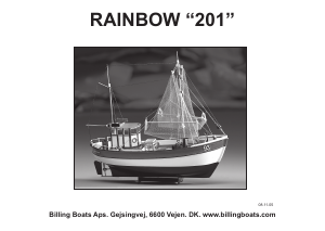 Manual Billing Boats set BB201 Boatkits Rainbow