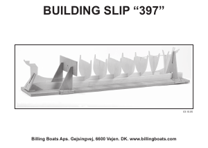 Bedienungsanleitung Billing Boats set BB397 Boatkits Building slip