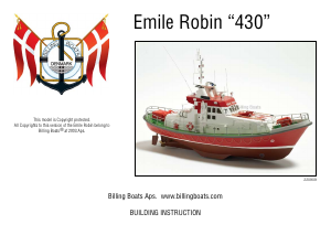 Manual Billing Boats set BB430 Boatkits Emile robin