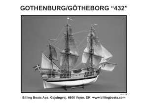 Brugsanvisning Billing Boats set BB432 Boatkits Gothenburg