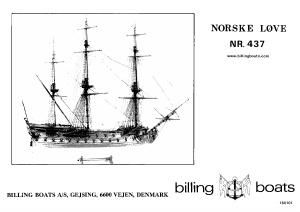Brugsanvisning Billing Boats set BB437 Boatkits Norske love