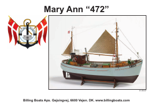 Mode d’emploi Billing Boats set BB472 Boatkits Mary ann