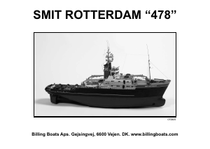 Manuale Billing Boats set BB478 Boatkits Smit rotterdam