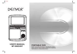 Manual Denver MT-980DVBT Leitor de DVD