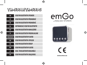 Instrukcja EmGo TR-533B Głośnik