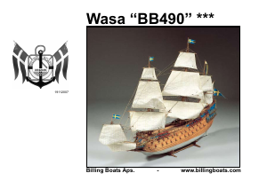 Manual Billing Boats set BB490 Boatkits Wasa