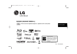 Manual LG HLB34S Sistemas de cinema em casa