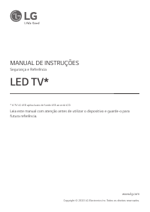 Manual LG 55NANO916NA Televisor LED
