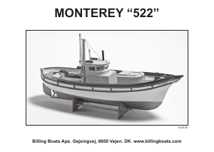 Manual Billing Boats set BB522 Boatkits Monterey