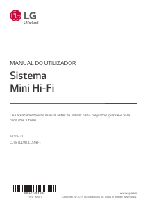 Manual LG CL98 Aparelho de som