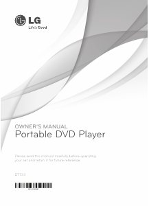 Handleiding LG DT733 DVD speler
