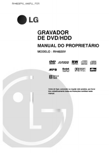 Manual LG RH4820V Leitor de DVD