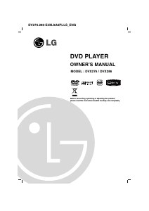 Manual LG DVX286 Leitor de DVD