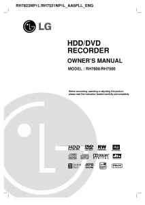Manual LG RH7800 DVD Player